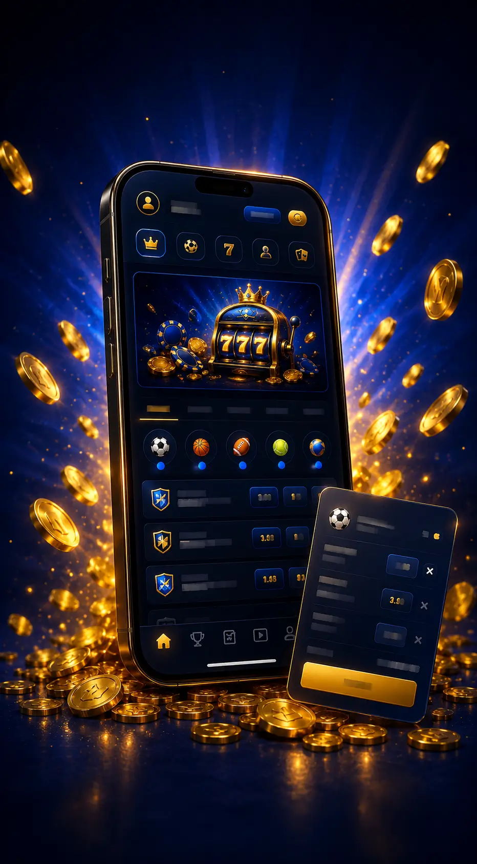 تطبيق TrueWin للجوال على هاتف ذكي
